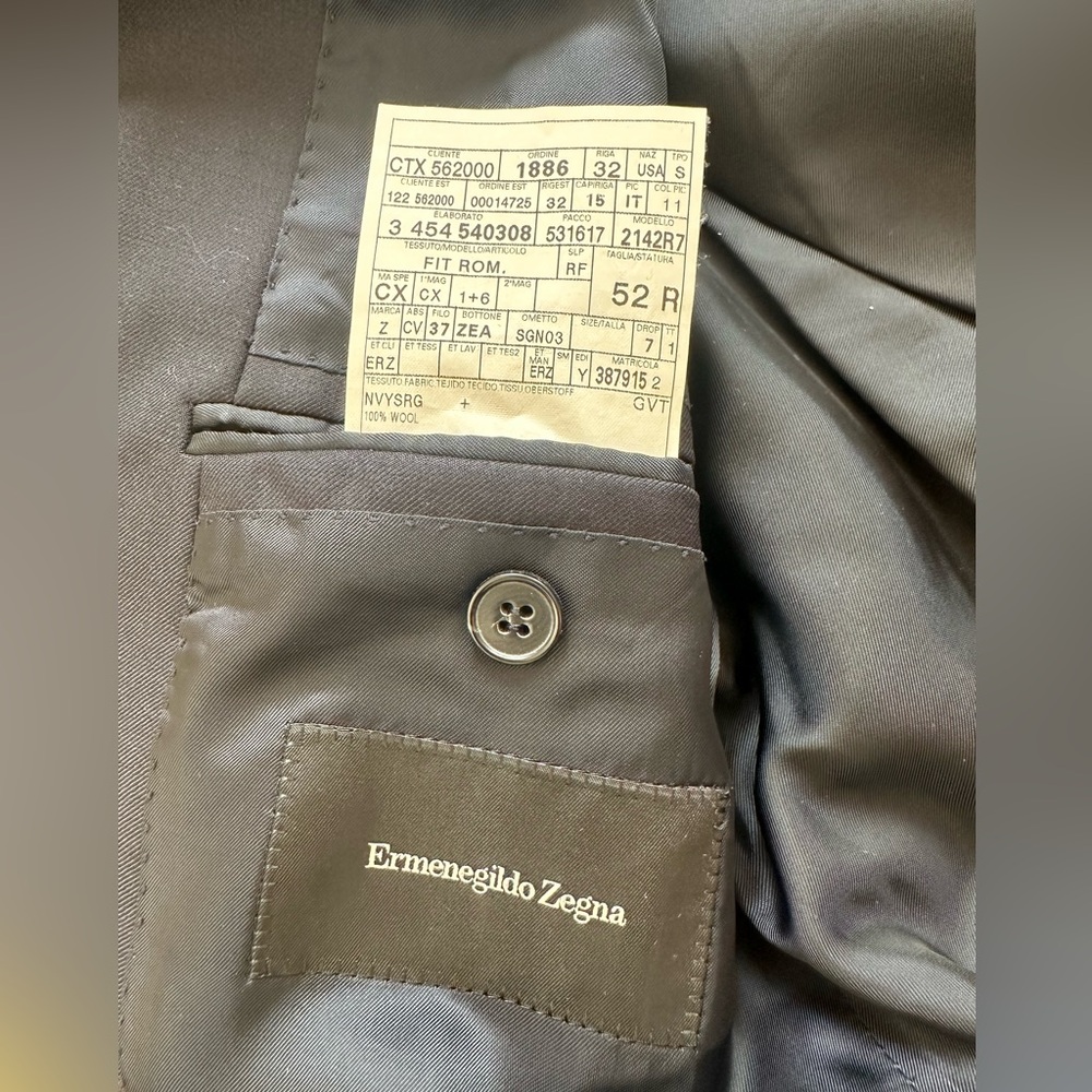 Ermenegildo Zegna Blazer Suit Jacket - Picture 6 of 7
